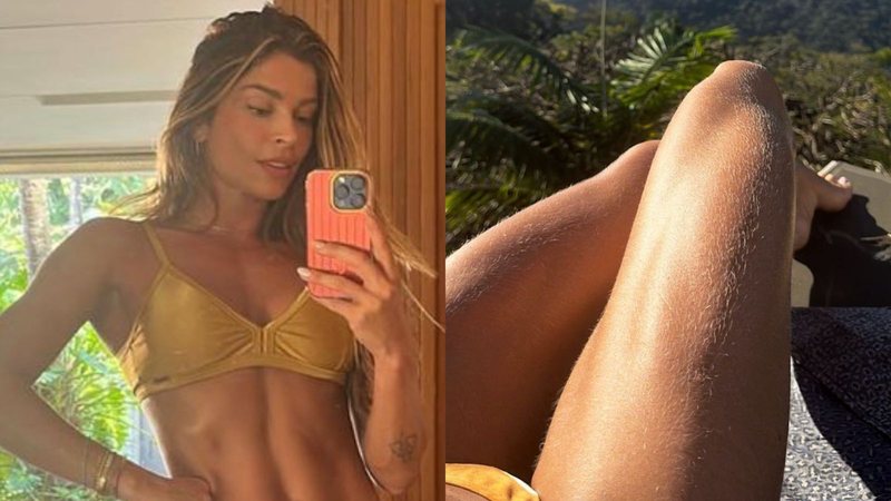 Grazi Massafera exibe resultado de bronzeado em casa - Reprodução/Instagram