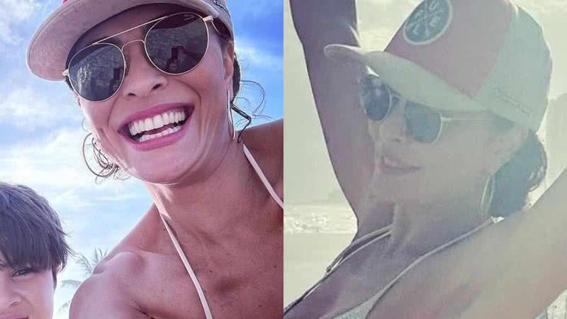 Juliana Paes revela corpaço escultural em dia na praia com os filhos - Reprodução/Instagram