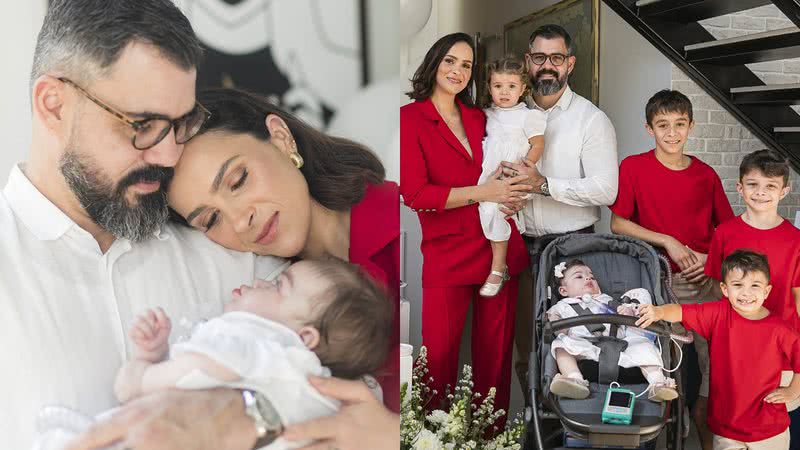 Filha de Juliano Cazarré nasceu com uma cardiopatia congênita rara - FOTO: PAMELA MIRANDA