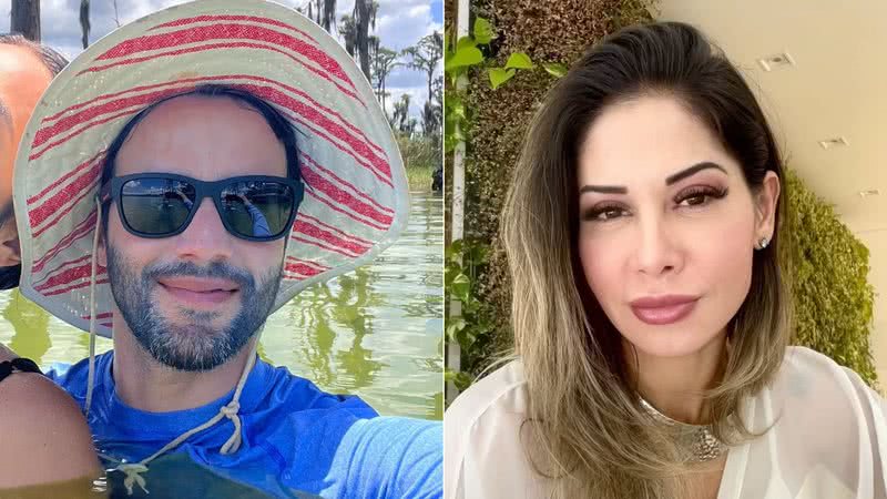 Montagem de fotos de Daniel Cady e Maíra Cardi - Foto: Reprodução/Instagram @mairacardi @danielcady