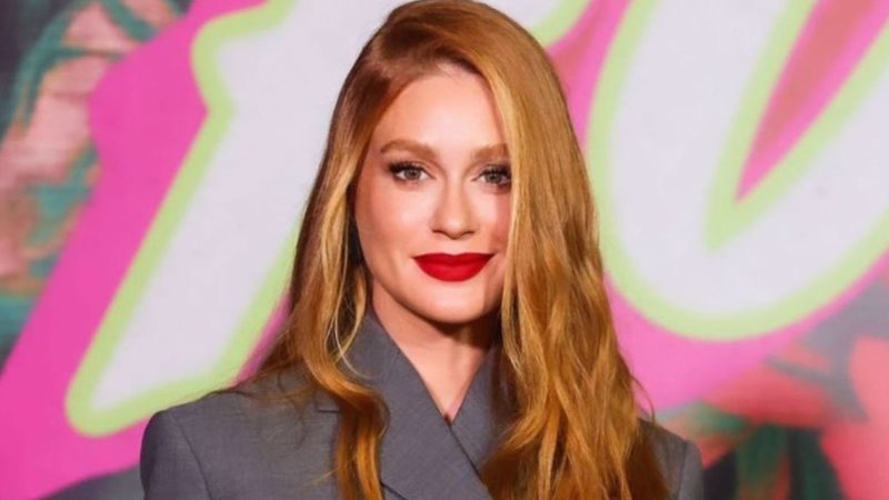 Indisponível para as mortais, look de Marina Ruy Barbosa rouba a cena no lançamento de Fuzuê - Reprodução/ Instagram