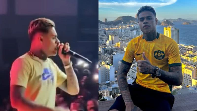 Cantor de funk MC Cabelinho perde a paciência com fã durante apresentação em momento polêmico - Foto: Reprodução / Instagram