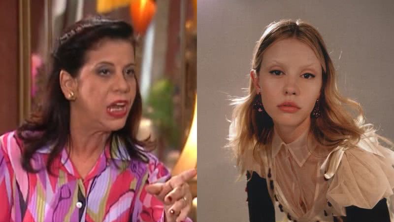 Atriz Mia Goth, de X e Pearl, da A24, é neta de brasileira Maria Gladys, que se mostra feliz pelo sucesso da artista - Foto: Reprodução / Instagram / Twitter