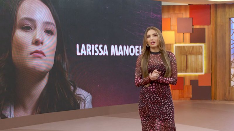 Patrícia Poeta abre o Encontro com desabafo sobre o caso Larissa Manoela: "Dinheiro" - Reprodução/ TV Globo