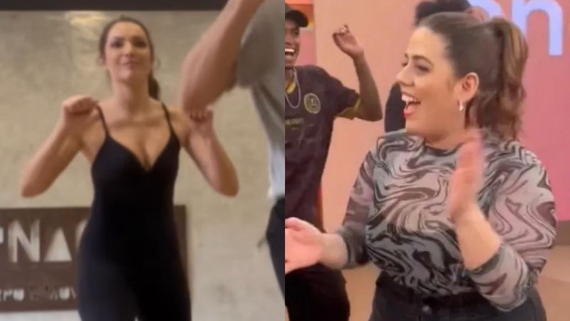 Patrícia Poeta faz dancinha inspirada em Tati Machado - Reprodução/Instagram