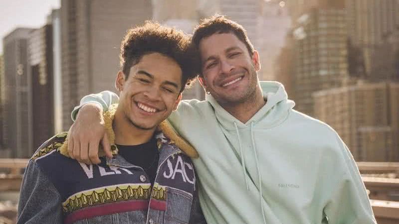 Destaque em Terra e Paixão, Rainer Cadete é pai de Pietro Cadete, de 16 anos - Foto: Reprodução / Instagram