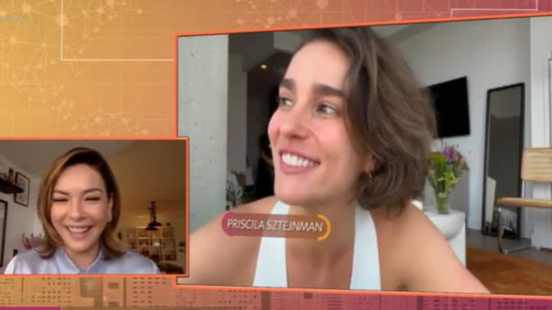 Regiane Alves recebe recado de sua parceira em 'Vai na Fé' - Reprodução/Globoplay