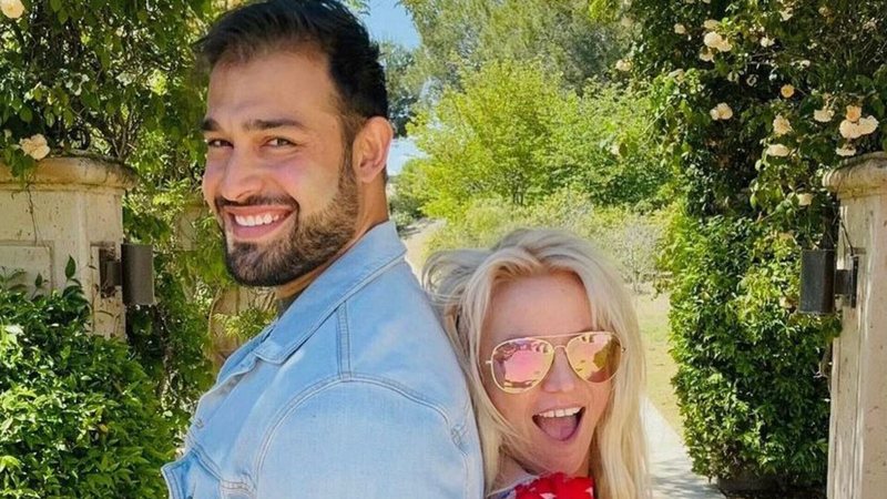 Britney Spears e Sam Asghari se casaram em junho do ano passado - Reprodução: Instagram