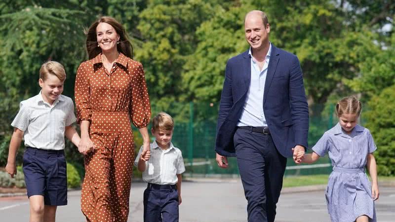 Filhos de William e Kate não podem comer com os pais - Foto: Getty Images