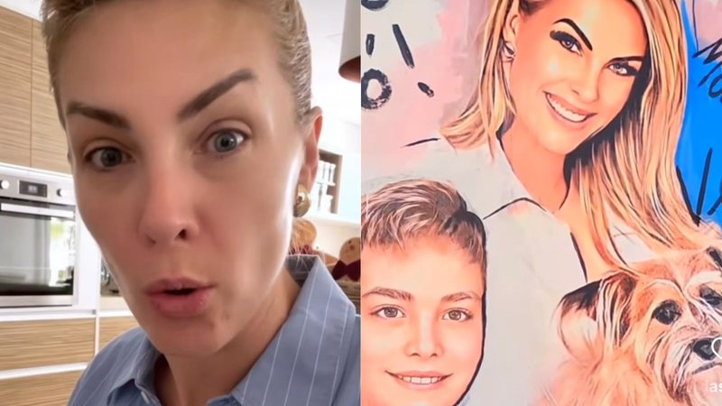 Ana Hickmann se emociona com homenagem em mural - Reprodução/Instagram