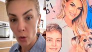 Ana Hickmann se emociona com homenagem em mural - Reprodução/Instagram