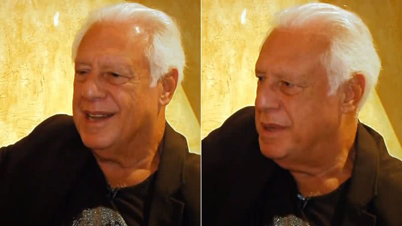 Montagem de fotos de Antonio Fagundes durante entrevista à CARAS Brasil - Foto: Reprodução/CARAS Brasil