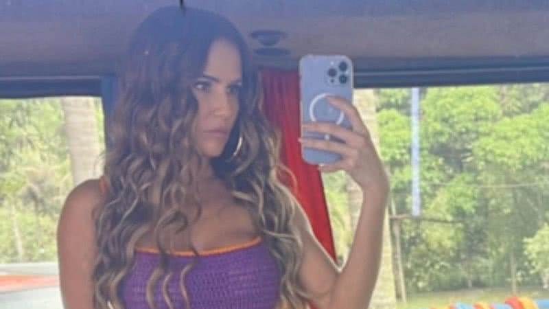 Deborah Secco causa com vestido de crochê - Reprodução/Instagram