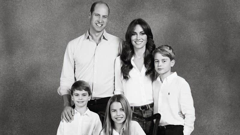 Foto de príncipe William, Kate Middleton, princesa Charlotte, príncipe Charles e príncipe Louis - Foto: Reprodução/Instagram @theroyalfamily