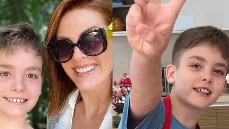 Filho de Ana Hickmann encanta ao ensinar receita - Reprodução/Instagram