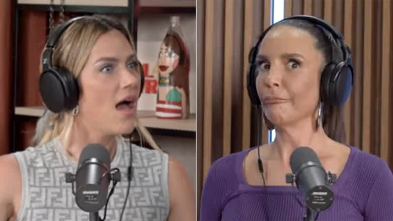 Giovanna Ewbank e Ivete Sangalo no podcast Quem Pode, Pod - Foto: Reprodução / YouTube