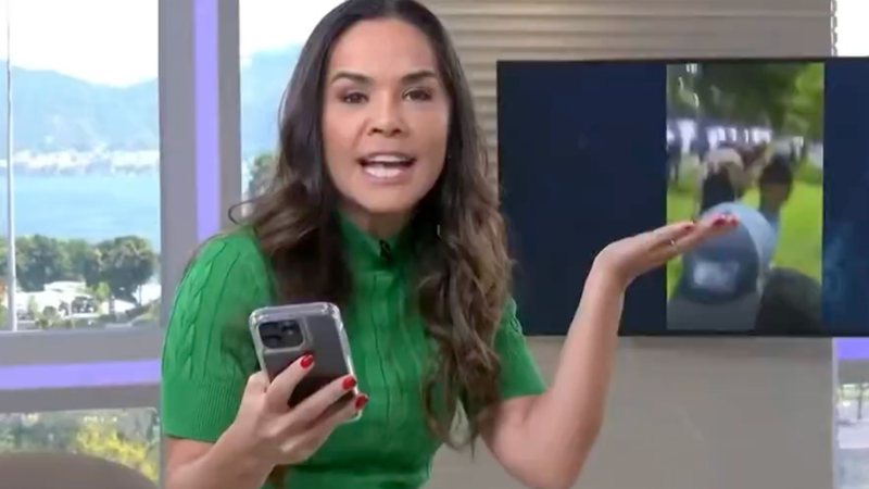 Isabele Benito se revolta ao vivo e detona: "Bando de burros" - Reprodução/ SBT