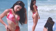 Jade Picon posa para fotos em praia no Rio - AgNews