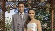 Casamento de Marino (Leandro Lima) e Lucinda (Débora Falabella) na novela Terra e Paixão - Fotos: Globo/Léo Rosario