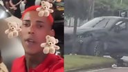 MC Poze do Rodo sofre acidente de carro após briga em boate - Reprodução/Instagram/Twitter