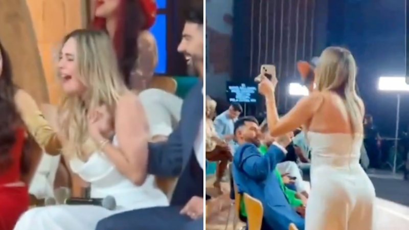 Comportamento de Rachel Sheherazade na final de 'A Fazenda' divide opiniões - Reprodução/ Record TV