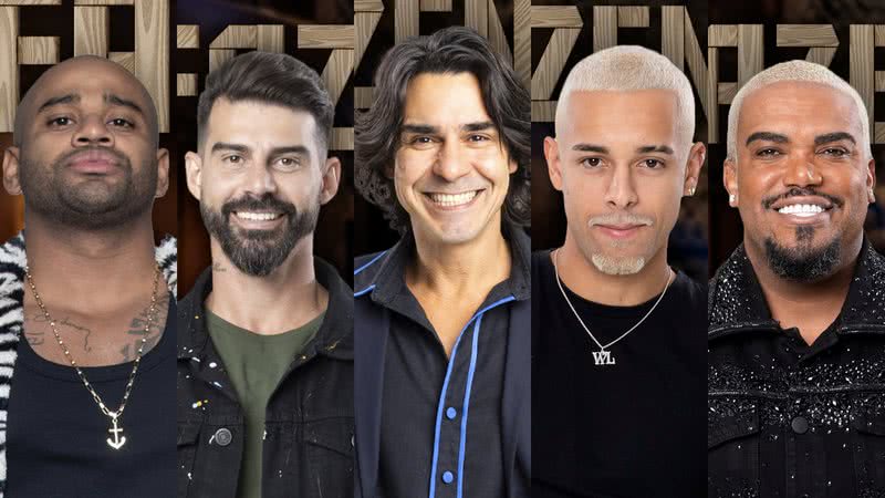 Cezar, Radamés, André, WL e Tonzão - Foto: Reprodução / Record TV