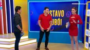 Bruno de Luca, Gustavo e Ana Clara no programa 'BBB - A Eliminação' - Foto: Reprodução / Globo