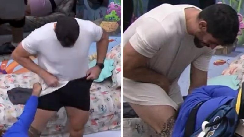 BBB23: Fãs se revoltam após sister arrancar a roupa de Cara de Sapato: "Expulsão" - Reprodução/ TV Globo