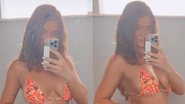 De biquíni, Cintia Dicker exibe marquinha de sol - Reprodução/Instagram