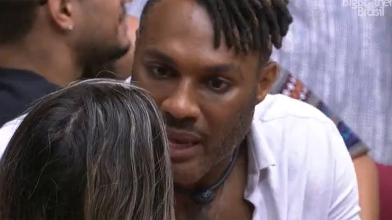 Fred Nicácio durante conversa com Amanda no BBB 23 - Foto: Reprodução / Globo