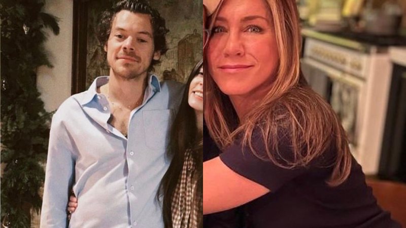 Harry Styles e Jennifer Aniston - Foto: Reprodução / Instagram