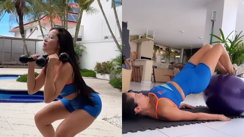 Juliette exibe bumbum turbinado em dia de treino em sua mansão - Foto: Reprodução / Instagram