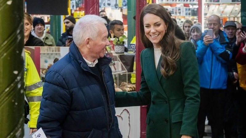 Kate Middleton acalmou homem que ficou nervoso ao vê-la - Reprodução: Instagram