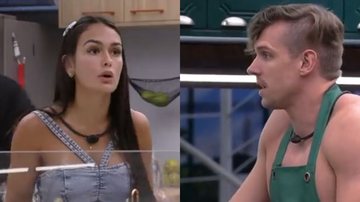 Larissa e Cristian discutem por conta de Queridômetro - Reprodução/Globo