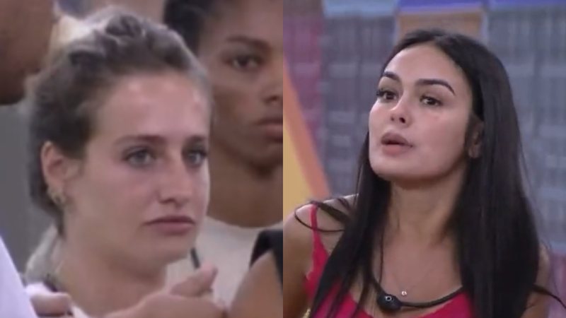 Personal Trainer Larissa Santos descobre traição de Bruna e Paula e cobra sister em meio à discussão - Foto: Reprodução / Twitter