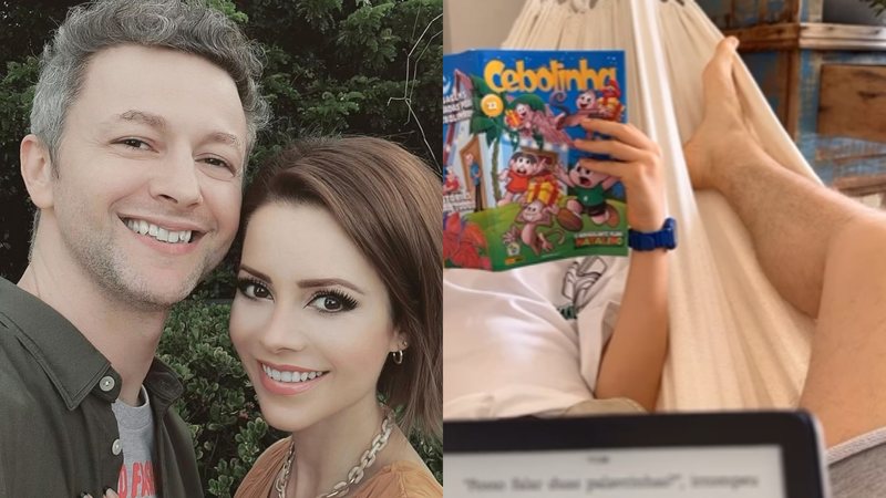 Marido de Sandy mostra momento raro com o filho do casal - Reprodução/Instagram