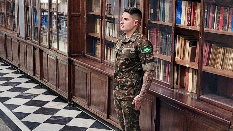 Lucas Souza dá adeus ao Exército - Foto: reprodução/Instagram