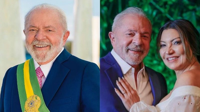 Lula posa para nova foto oficial como presidente com terno de casamento - Reprodução/Ricardo Stuckert