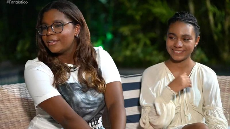 Maria e Laura, filhas de Gloria Maria - Foto: Reprodução / Globo