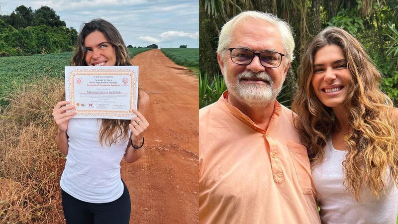 Mariana Goldfarb comemora conclusão de curso de terapeuta ayurveda - Reprodução/Instagram