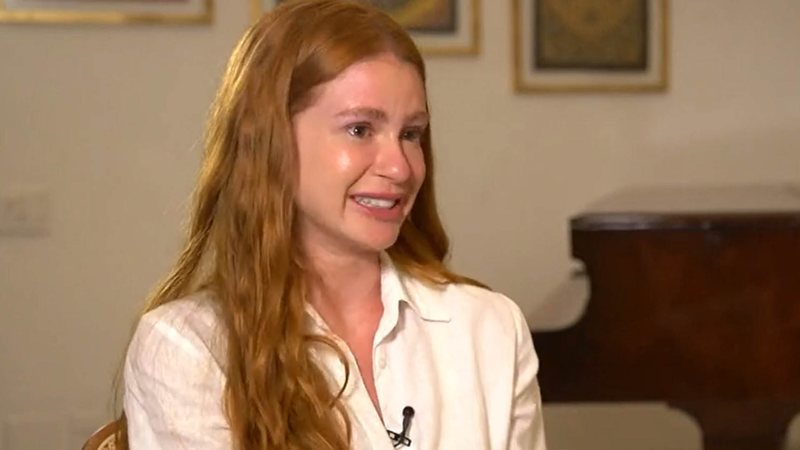 Marina Ruy Barbosa se emociona ao falar de Gloria Maria no 'Fantástico' - Foto: Reprodução / Globo