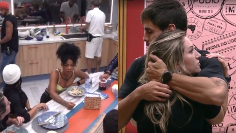 Brothers também torcem pelo casal Amanda e Cara de Sapato no BBB 23 - Reprodução/Globo