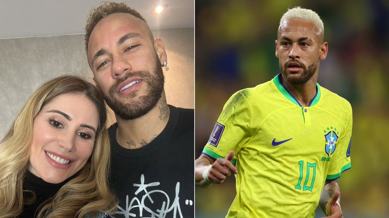 Neymar Jr. e sua dermatologista, a médica Juliana Neiva - Foto: Divulgação/Getty Images