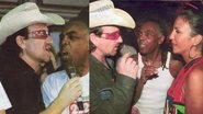 Bono Vox foi convidado especial de Gilberto Gil no Carnaval de Salvador - Foto: Acervo CARAS