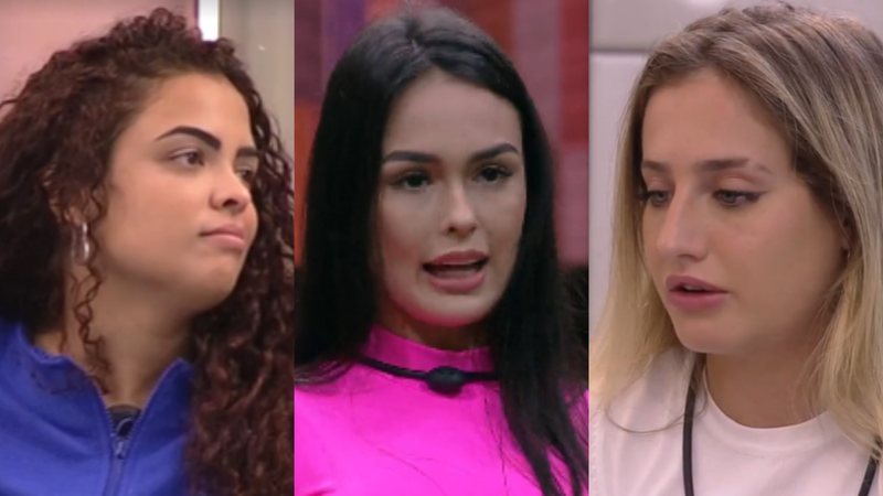 Em papo com Bruna, Paula diz que leva 'lapada' de Larissa em todo Jogo da Discórdia - Reprodução/Globo