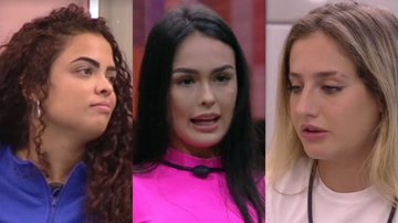 Em papo com Bruna, Paula diz que leva 'lapada' de Larissa em todo Jogo da Discórdia - Reprodução/Globo