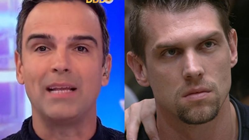 Tadeu Schmidt e Cristian no BBB 23 - Foto: Reprodução / Globo