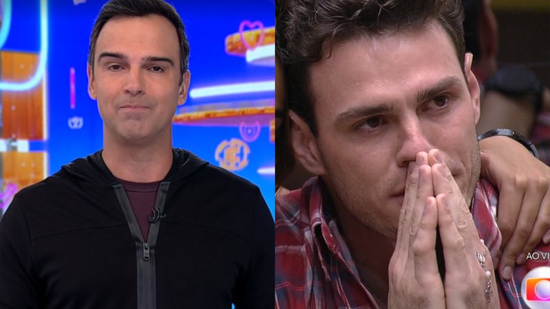 Tadeu Schmidt e Gustavo no BBB 23 - Foto: Reprodução / Globo