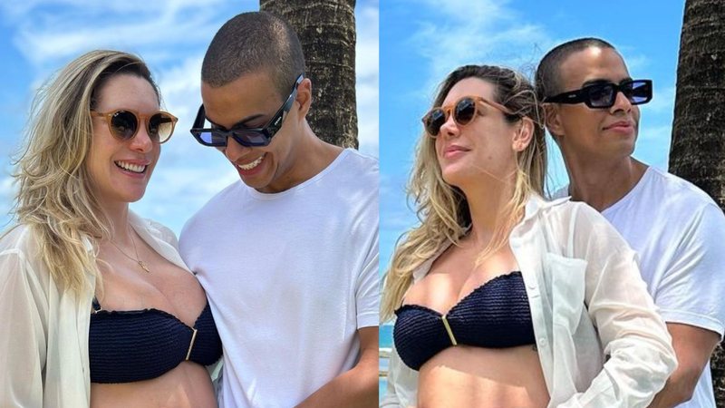 Thiago Oliveira e Bruna Matuti estão a espera de Ella, primeira filha do casal - Foto: Reprodução/Instagram