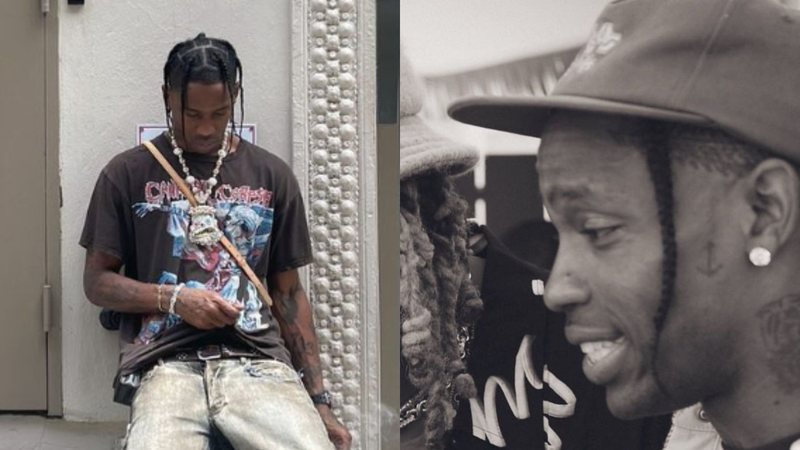 Rapper Travis Scott causa prejuízo para boate após supostamente quebrar uma tela de vídeo e um alto-falante - Foto: Reprodução / Instagram